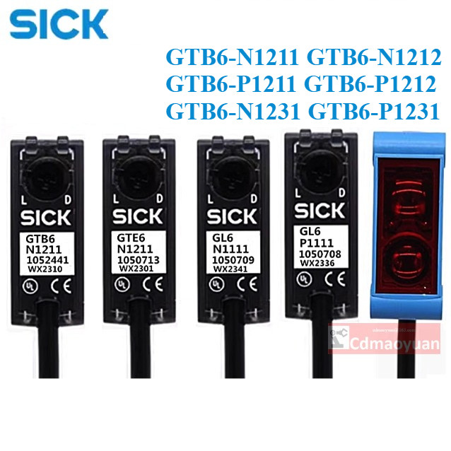 SICK โฟโตอิเล็กทริคสวิตช์เซ็นเซอร์ GTB6-N1211 GTB6-N12 GTB6-P1211 GTB6-P12 GTB6-N1231/6-P1231