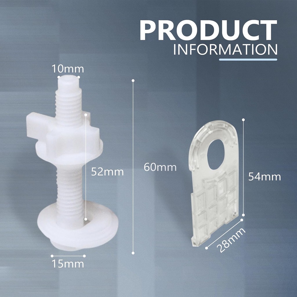 สลักเกลียวที่นั่งชักโครกสําหรับ TOTO THU689 โถสุขภัณฑ์และโถสุขภัณฑ์ BNSA