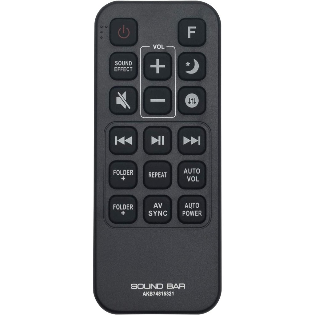 ลูกชาย74815321 รีโมทคอนโทรลสําหรับ LG Soundbar SH4 SJ4Y SH5 SH5B SJ5B SJ5 SJ5Y SPJ4B-W SPJ5B-W USZR