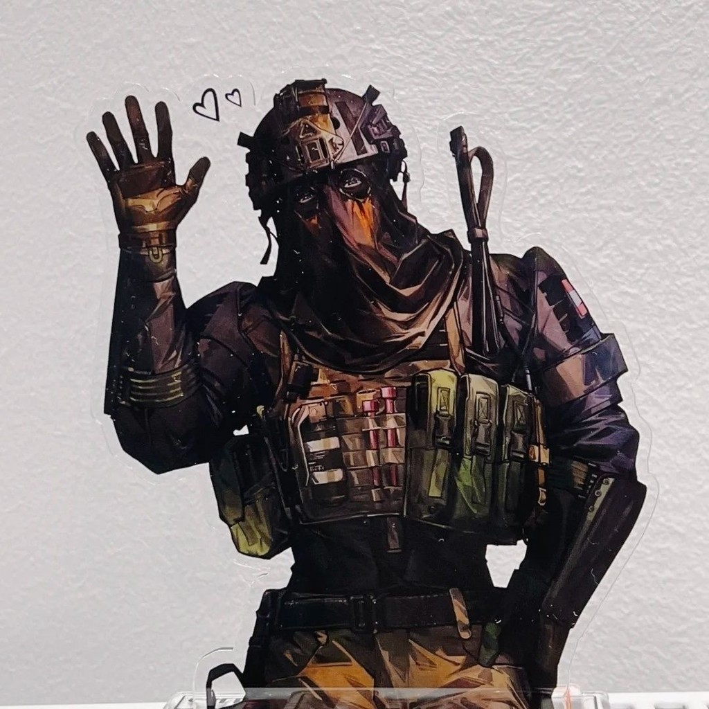 Konig ขาตั้งอะคริลิค CallofDuty รูปจอแสดงผลอะนิเมะสินค้าคอลเลกชันตกแต่งโต๊ะเครื่องประดับ Accesorios ของขวัญเพื่อน