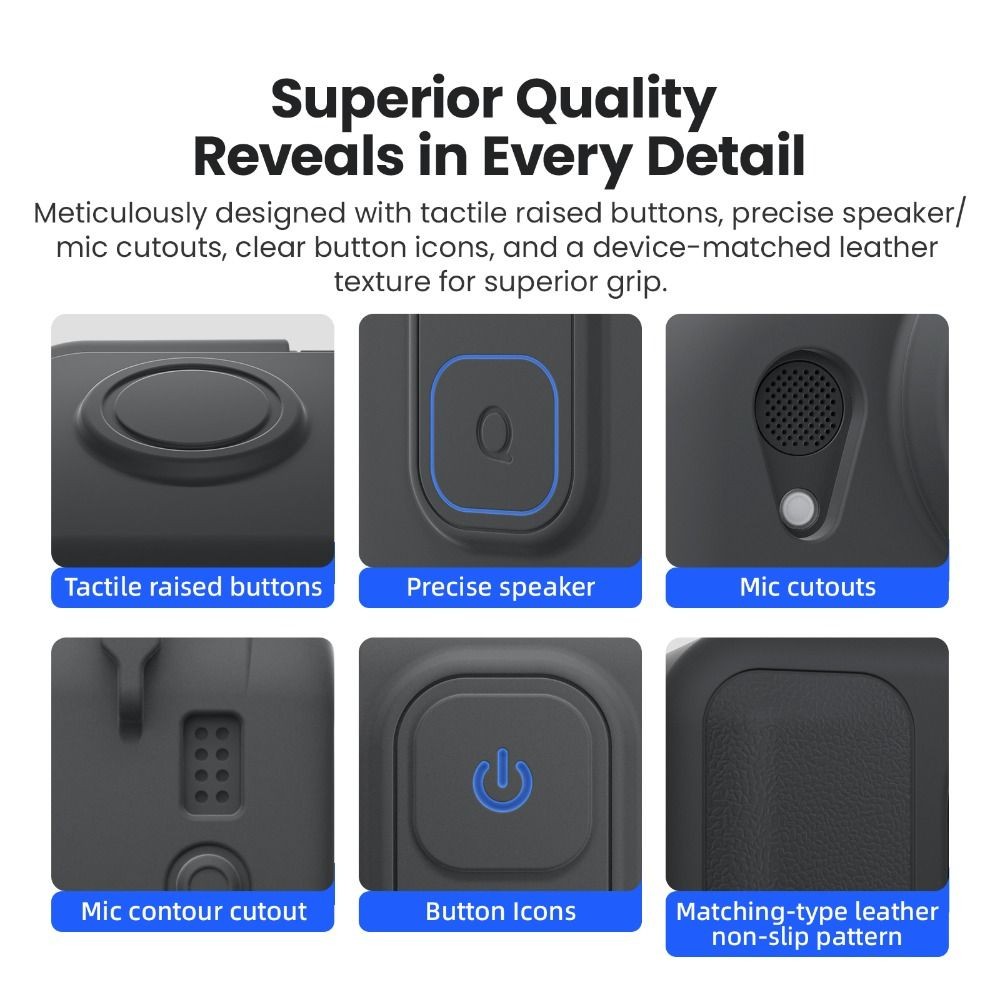 FARA ป้องกัน , Scratch-proof Full Coverage ตัวป้องกันกล้อง,นุ่มด้วยฝาครอบเลนส์ซิลิโคนเชือกป้องกันการสูญหายสําหรับ Insta360 Go Ultra Action อุปกรณ์เสริมกล้อง - รูปที่ 3