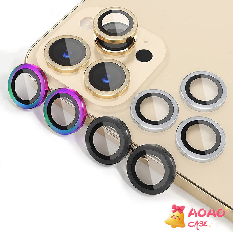 เลนส์แก้ว IPhone 16 11 15 12 13 14 PRO MAX 16 13 15 12 Pro 16 15 14 Plus 12 MINI ฟิล์มเลนส์ต่อต้านการระเบิดแบบกันแฟชั่น