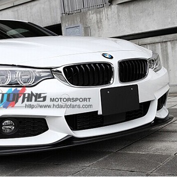 BMW BMW F32 F33 420i 428i 435i M-TECH ล้อมรอบเฉพาะ 3D Carbon Fiber Front Lip