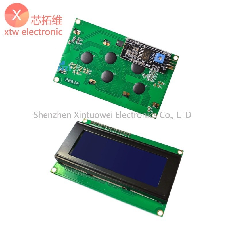 พร้อม IIC/I2C หน้าจอสีฟ้าสําหรับ ADUINO 2004A LCD2004 โมดูล LCD หน้าจอสีฟ้าสําหรับ ADUINO