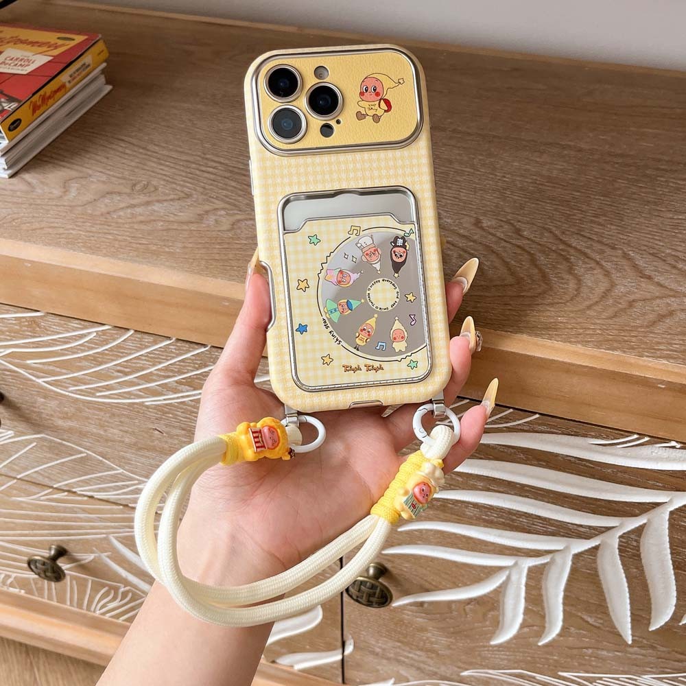 17ProMax น่ารัก Twinkle Twinkle การ์ดสล็อตเคสโทรศัพท์เข้ากันได้สําหรับ iPhone 16 ProMax 15Pro Max 14Pro Max