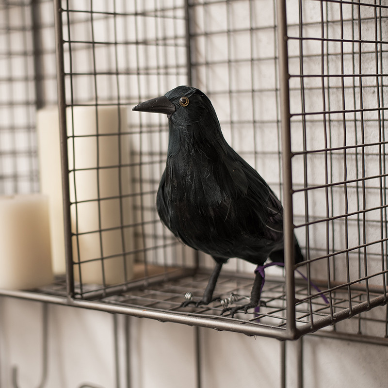 ญี่ปุ่น PUEBCO จําลองนกตัวอย่างห้องนั่งเล่นสร้างสรรค์เครื่องประดับตกแต่งบ้านนกฮูกนกแก้ว Flamingo