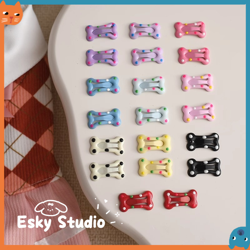 10ชิ้น/แพ็คลูกสุนัขBBคลิปคลื่นจุดกระดูกกิ๊บสะพานจมูกคลิปมอลเตสยอร์คเชียร์เทอร์เรียกิ๊บกระดูกสุนัขคลิปอุปกรณ์ผมสัตว์เลี้