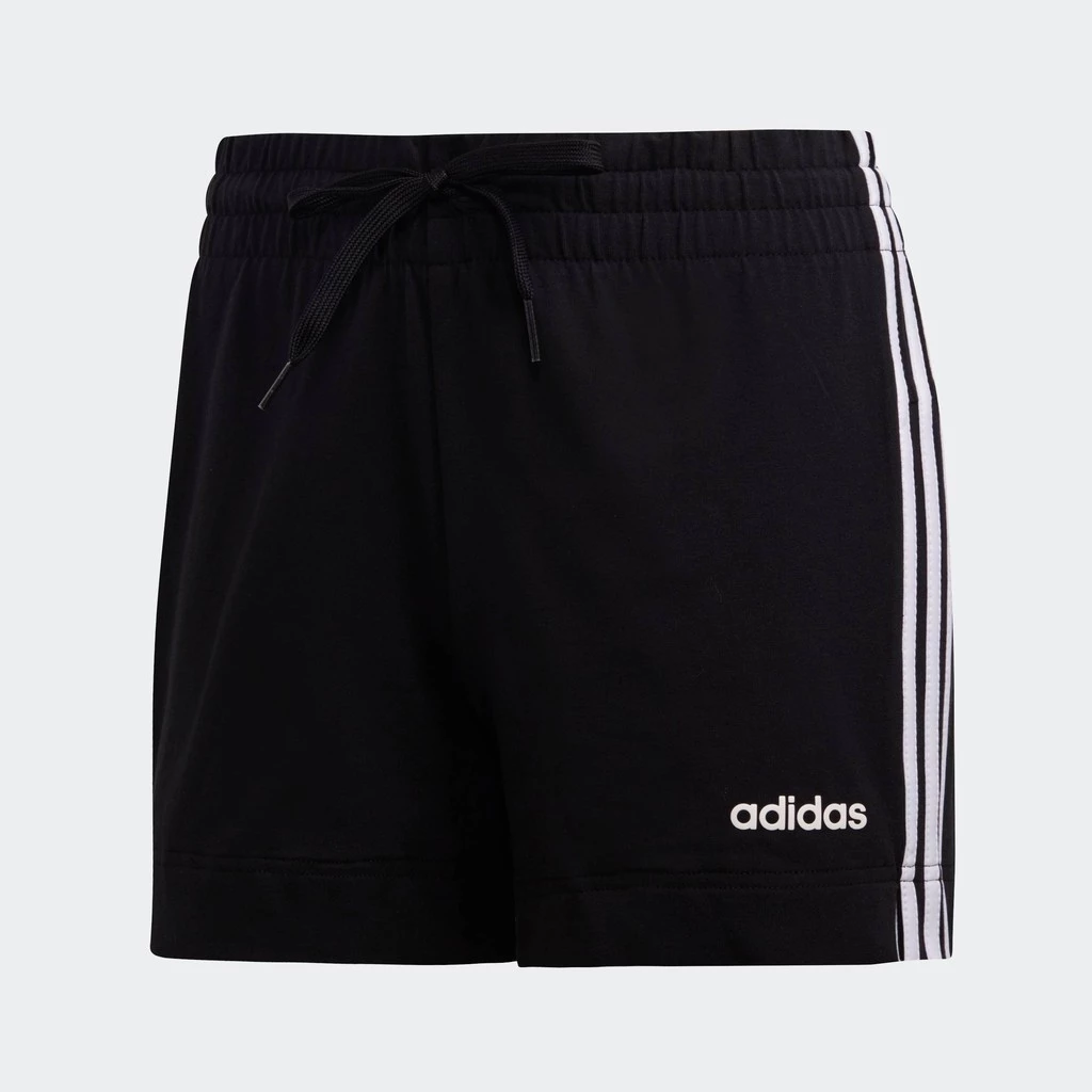 adidas ไลฟ์สไตล์ กางเกงขาสั้น Essentials 3-Stripes ผู้หญิง สีดำ DP2405
