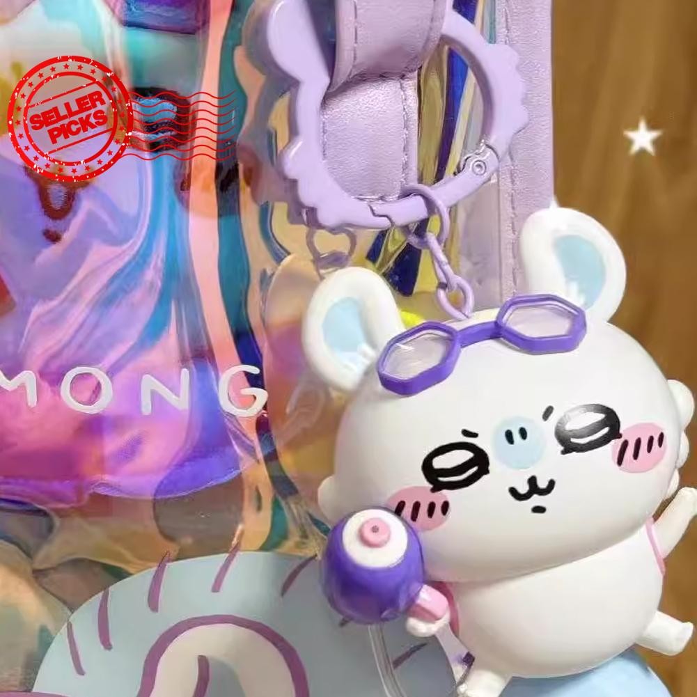 Miniso Chikawa พวงกุญแจตุ๊กตา Kawaii Anime สินค้าตุ๊กตา Co Collectible Charm กระเป๋ารดน้ํา I6j1
