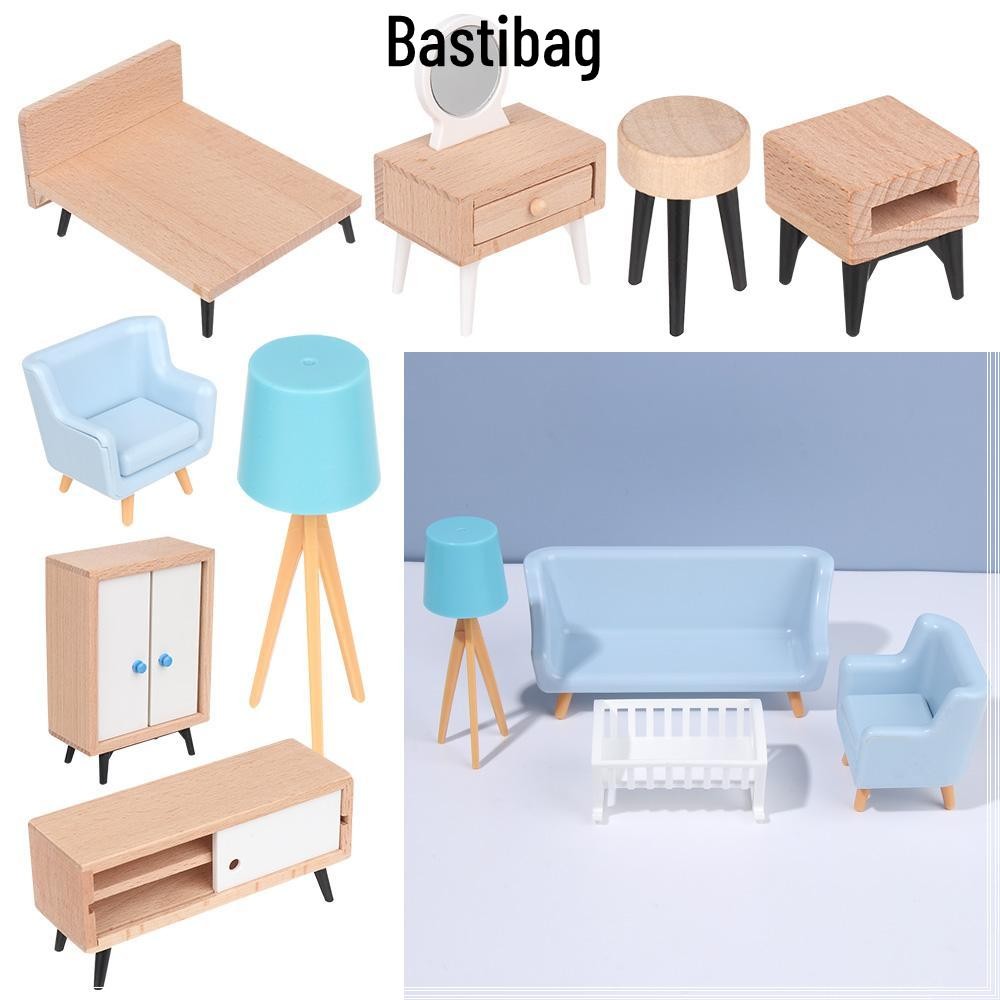 BASTIBAG Mini Furnishing Dolls Accessories ฉากรุ่น Micro Landscape TV Cabinet