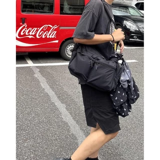 กระเป๋าสะพาย กระเป๋าเท่ๆ กระเป๋าคอม กันน้ำได้ ขนาดใหญ่ กระเป๋าข้าง ใส่ของได้เยอะ สะพายข้างไนล่อน