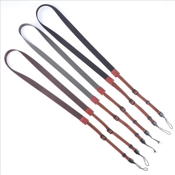 สายคล้องกล้อง Micro SLR เหมาะสําหรับ Rico Fuji Sony การ์ดสีดํา Panasonic Leica สายคล้องไหล่กล้องดิจิ