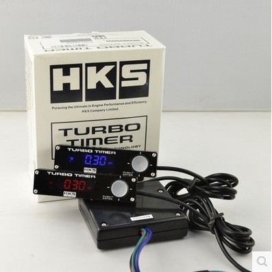 HKS 12V รถ Turbo Timer จอแสดงผล LED Boost Timer Controller