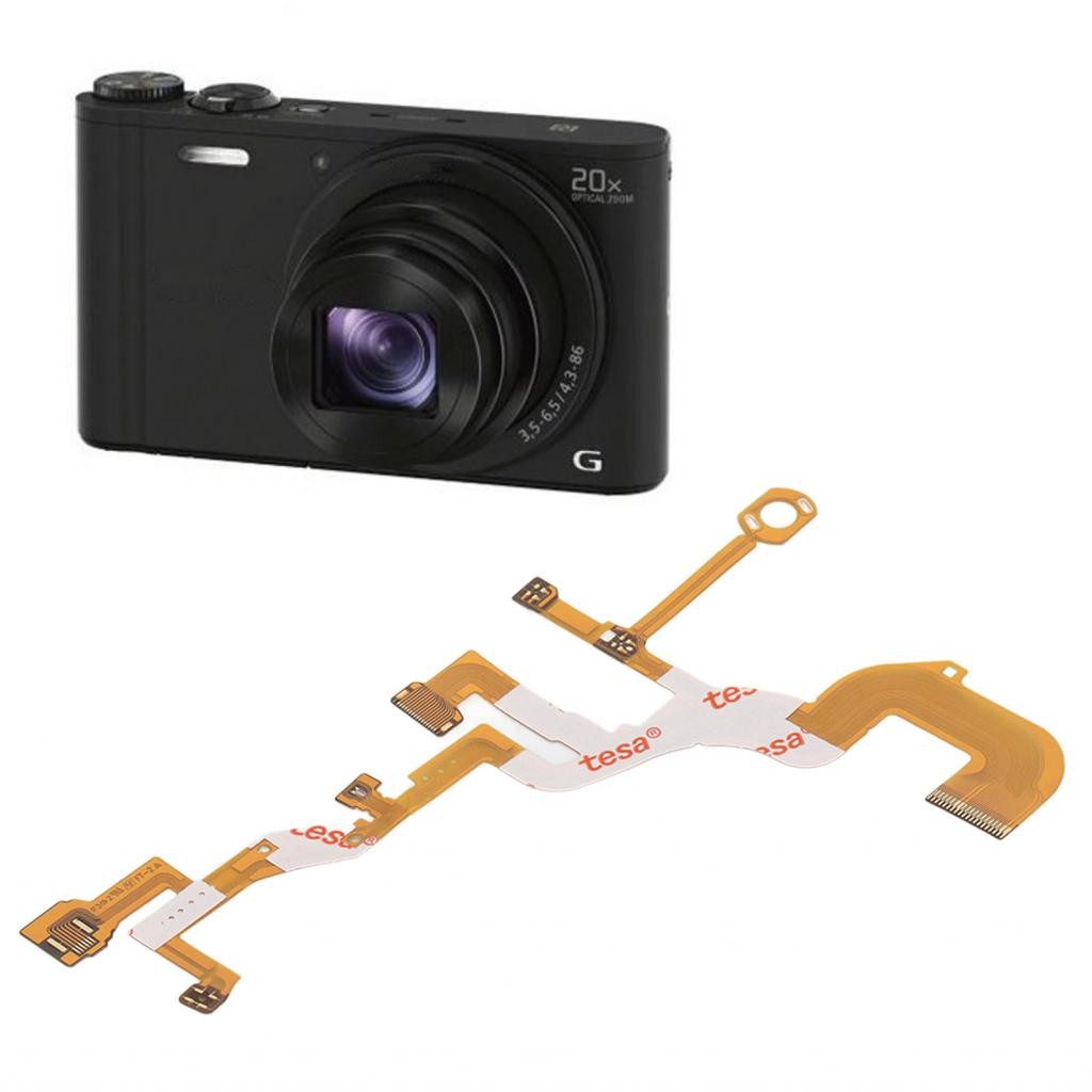 Ropa888-ph เลนส์กล้องเปลี่ยนขนาดที่ถูกต้อง FPC วัสดุ DSC WX300 สําหรับ WX350