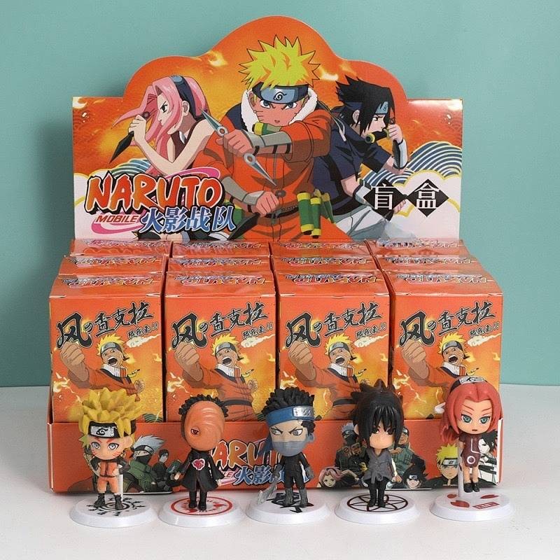 Naruto Hand-Made Blind Box Two-Dimensional Animation Decoration Vortex Naruto Small Gifts for Childr