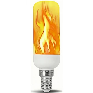 OEING หลอดไฟ LED เปลวไฟธรรมชาติกระพริบผลตกแต่งบรรยากาศแสง E14 E27 B22 3W 5W 85-265V ตกแต่งวันหยุด