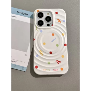 💎Bov-เข้ากันได้ iPhone แม่เหล็ก การชาร์จไร้สาย เคสไอโฟน 11 XS 14plus 15PRO 12 13pro 16promax xsmax xr ป้องกันฝุ่-HLCXK5