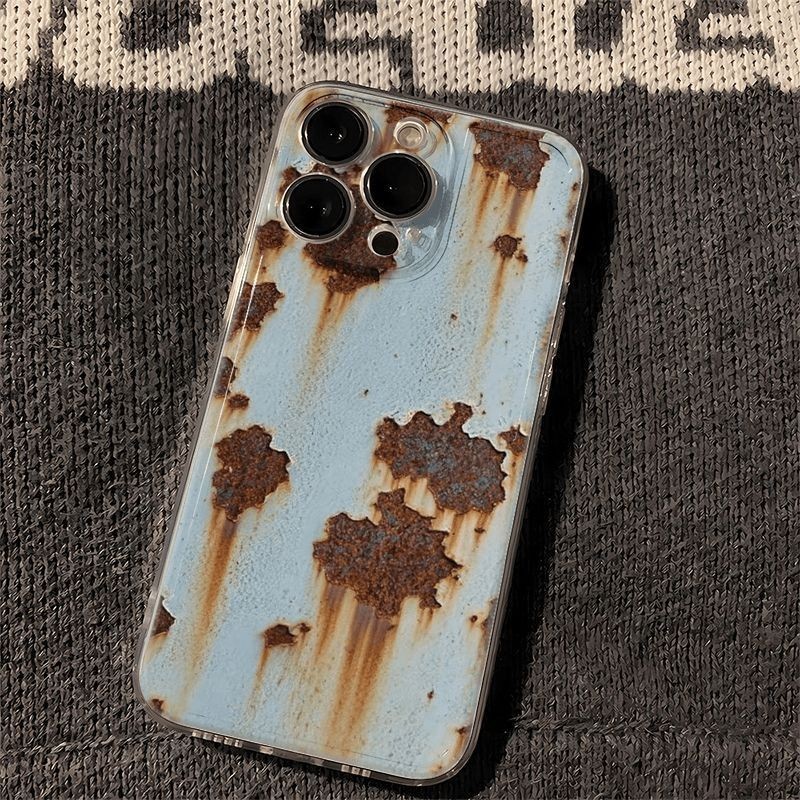 เคสไอโฟน 11 13 For iPhone 12 14 15 17 Pro MAX 14 15 16 Plus X XR XS MAX 7Plus เคสโทรศัพท์ซิลิโคนกันกระแทก แกล้งคน สนิม