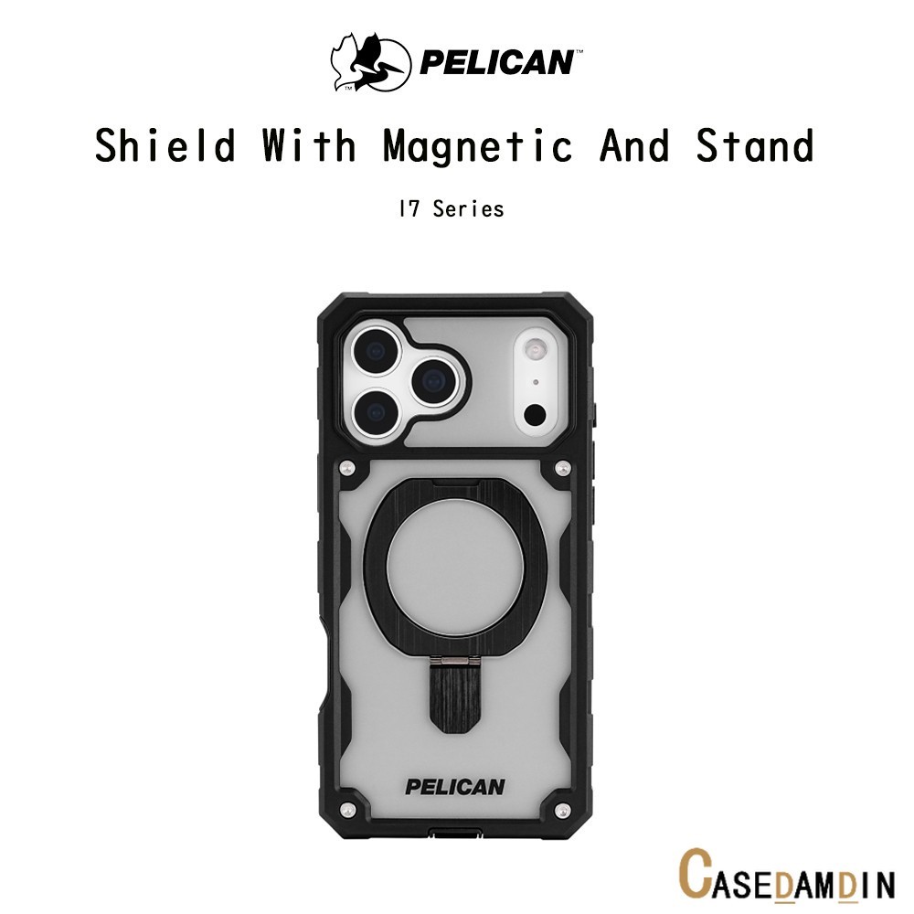 PELICAN Shield With Magnetic And Stand เคสกันกระแทกพร้อมขาตั้งระดับ7.3Mเกรดพรีเมี่ยมจากอเมริกา เคสสำ
