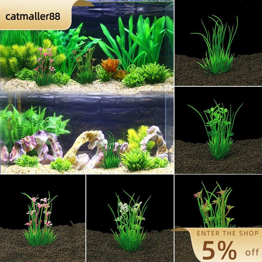 CATMALLER88 Water Grass Aquarium Green Fish Tank Landscape Decor