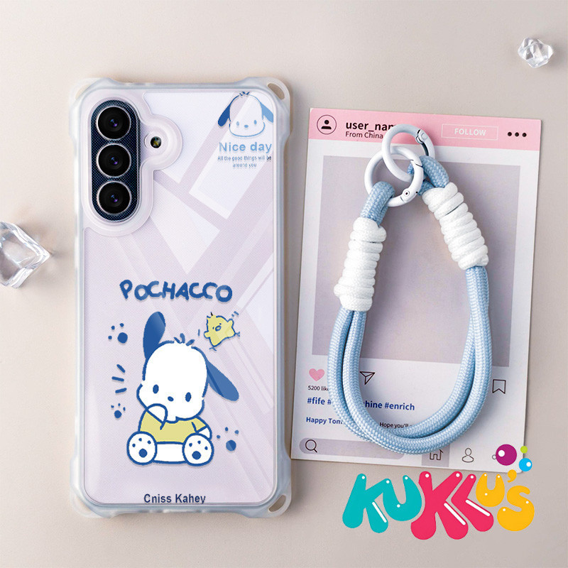 GANTUNGAN HP Blue Puppyเคสโทรศัพท์+Hangerสําหรับเคสโทรศัพท์แบบนุ่มVivo V50 Lite 5G Y28 Y29 Y19S Pro 