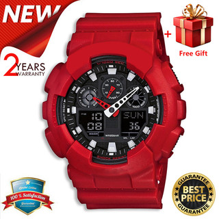 【2YEARS WARRANTY】G-STEEL GA110 shockproof Military Waterproof Sport LED Digital Quartz Men Watch