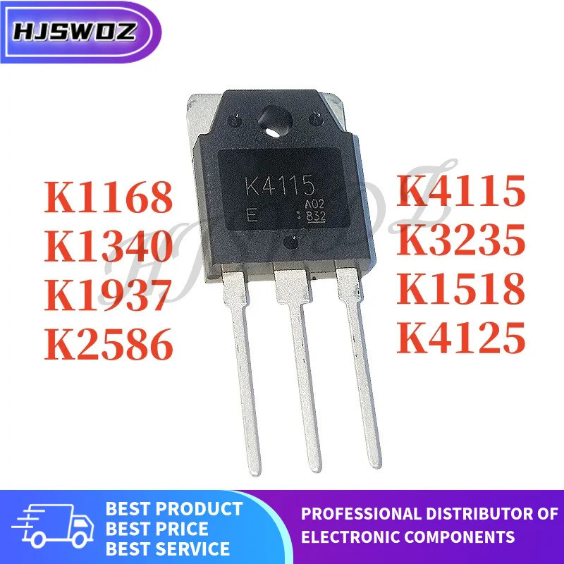5PCS 2SK3235 2SK1168 2SK1340 2SK1937 2SK1518 2SK4115 2SK4125 2SK2586 K3235 K1168 K1340 K1937 K1518 K