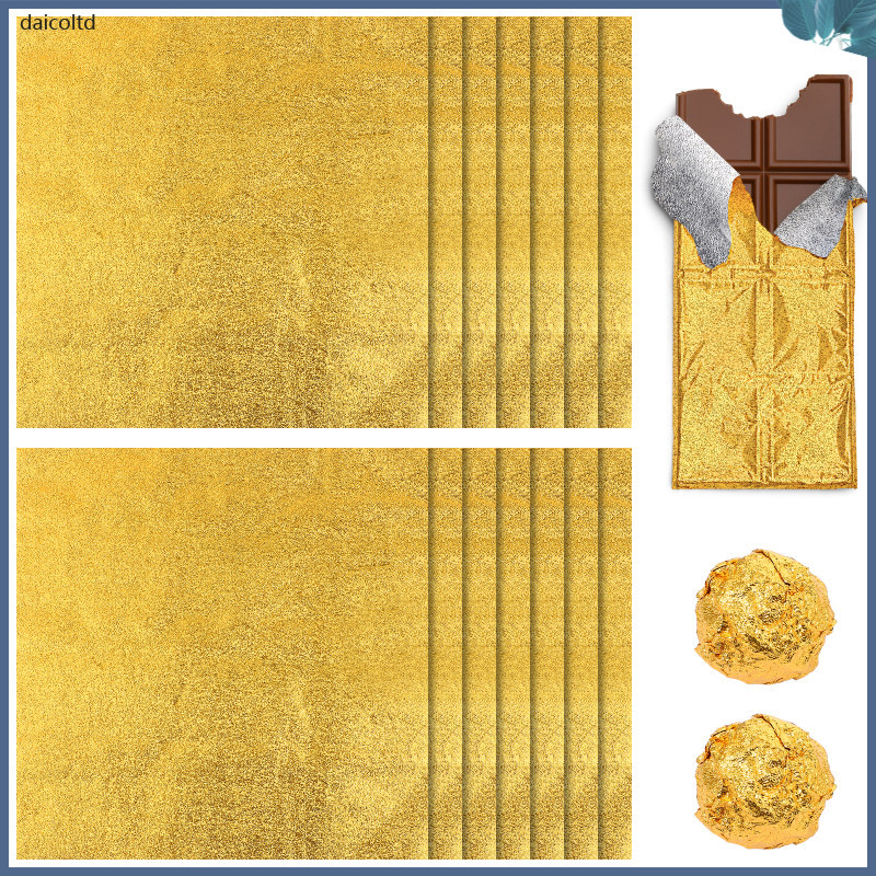 Sweet Wrappers Candy for Aluminium Foil Confectionary Golden Bonbon Wrapping Caramels daicoltd