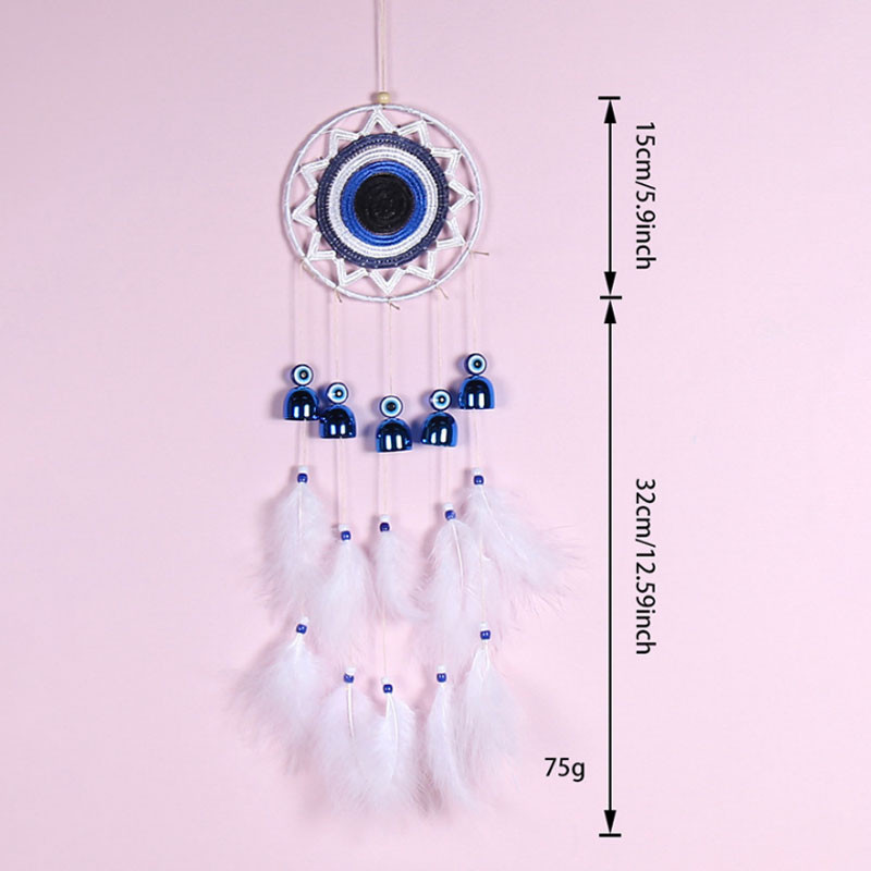ตาข่ายดักฝัน Dream Catcher รุ่น Evil Eye แฮนด์เมด รูปที่ 8
