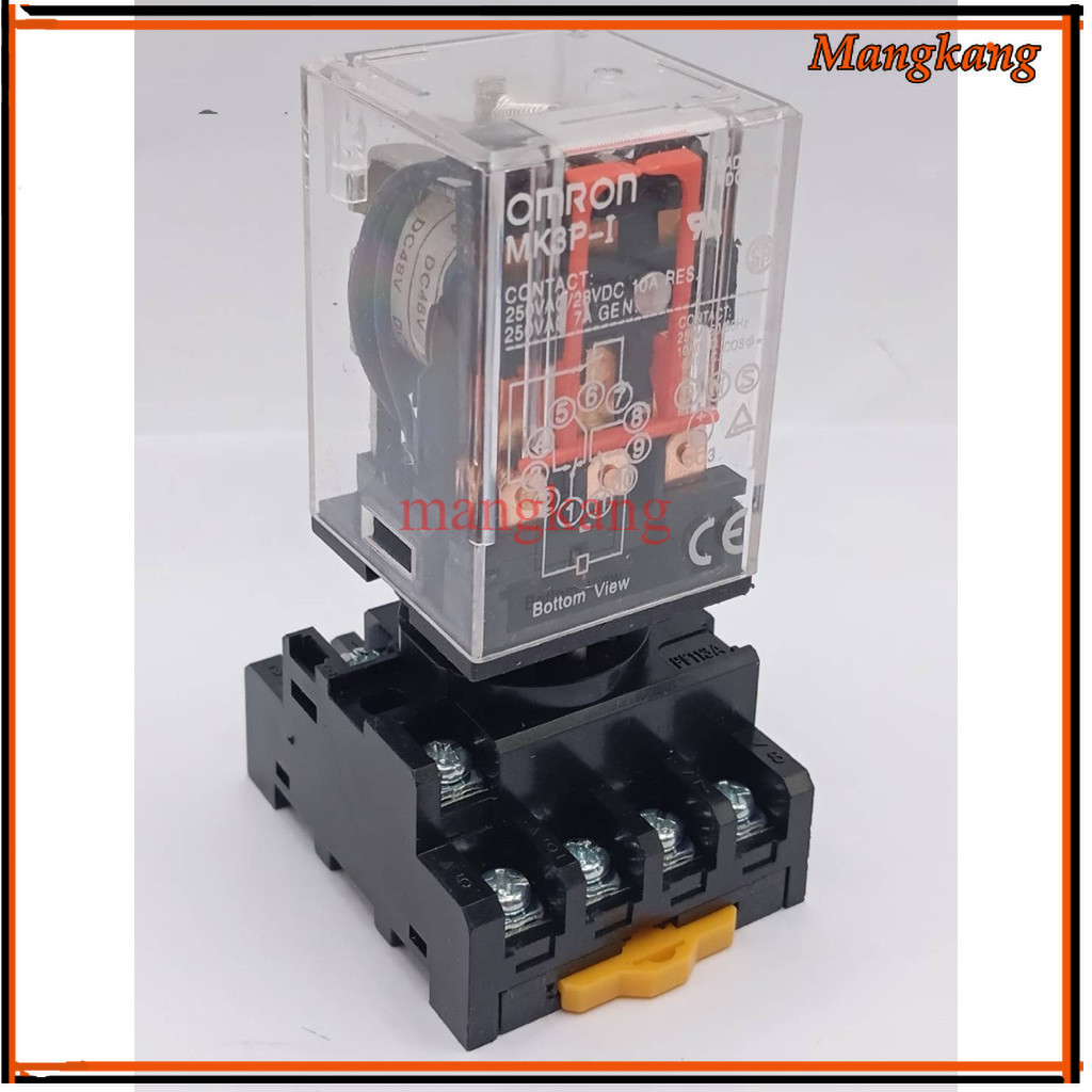 ส่งใว MK3 48VDC รีเลย์ พร้อมขา MK3 -i 48VDC OMRON MK3P-I CONTACT: 250VA VAC 28VDC 10A RES. ส่งภายในว