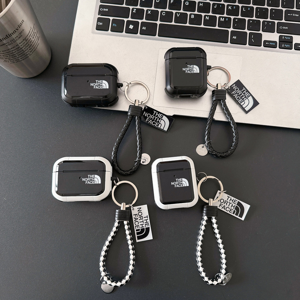 AirPods Pro3 Case สีดํา THF AirPods 4 Case พร้อมกุญแจบิลเลียด AirPods Case ฝาครอบหูฟัง