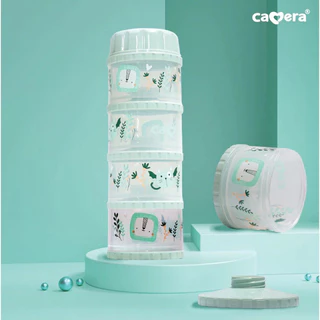 ส่งทันที CAMERA รุ่น GENIUS-11 ที่แบ่งนมผง 4 ชั้น ขนาด 10ออนซ์/ชั้น (มอก.) คอนโดตวงนม แบ่งนมผง