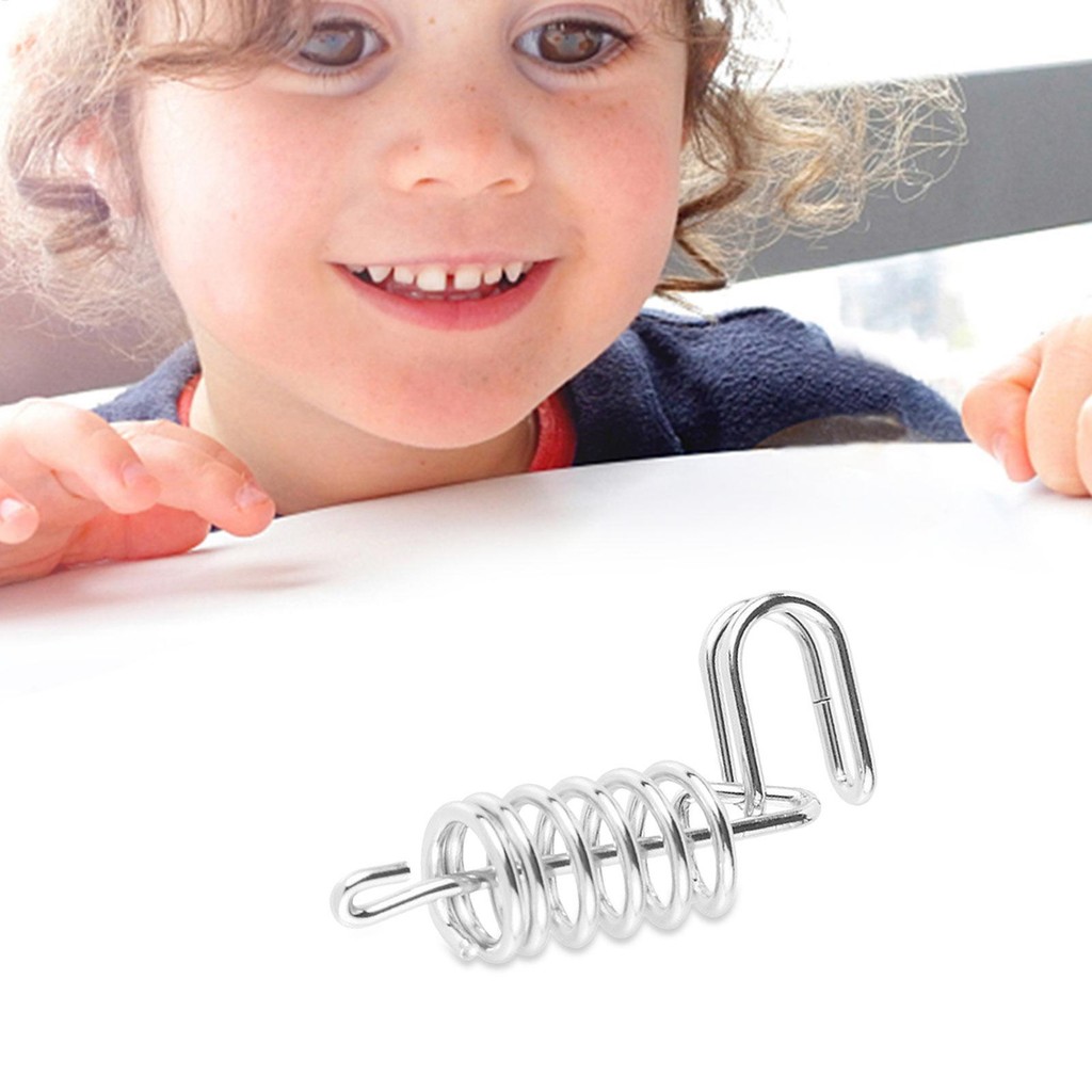 8 ชิ้นลวดโลหะปริศนา IQ Test สมอง Teaser ปลดล็อค Interlock เกมของเล่นเพื่อการศึกษาสําหรับเด็กผู้ใหญ่ 