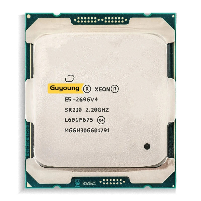 2696V4 โปรเซสเซอร์ E5-2696V4 CPU 22 Core 2.20 GHz 55MB 14nm LGA 2011-3