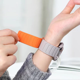 22 มม.ซิลิโคนแม่เหล็กสําหรับ Mibro Watch Lite 3 Pro A1 A2 A3 X1 T2 C3 C4 T2 Lite3 2 สายนาฬิกาเปลี่ยนสร้อยข้อมือ