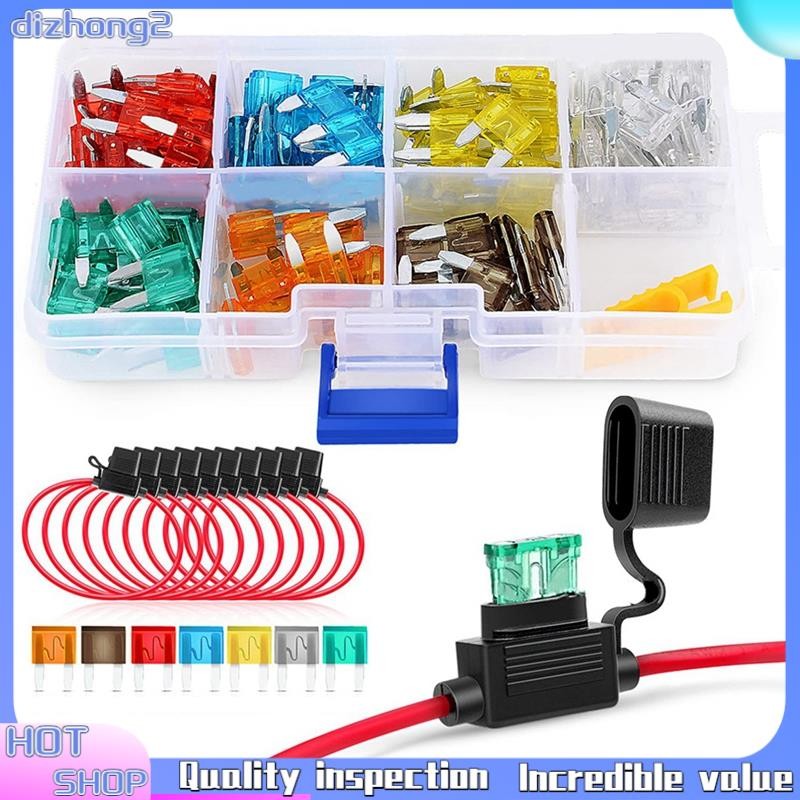 [dizhong2]Fuse Holder 14AWG Fuse Holder Small Inline Fuse