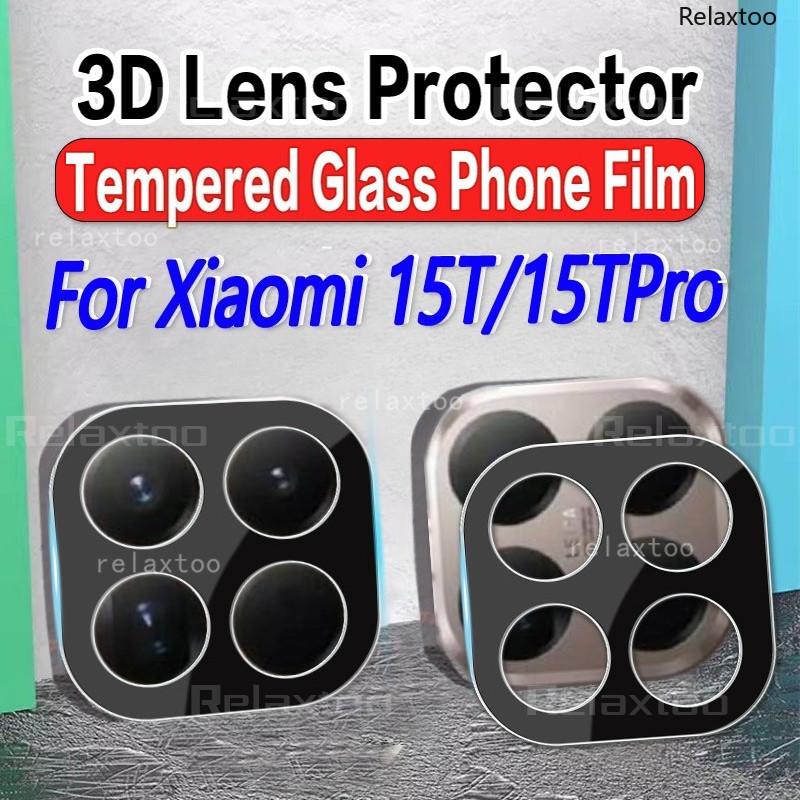 Xiaomi 15T 15TPro 2025 3D Back Curverd Camera Protective Glass Film For Xiaomi 15T Pro 15 T 15TPro Xiaomi15T Pro Xiaomi15TPro 5G Full Cover Camera Tempered Glass Screen Protector Back Lens Film