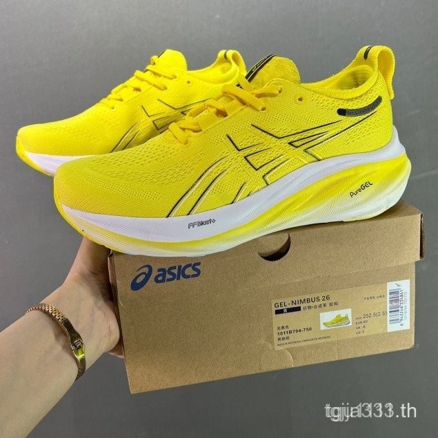 Gel-Nimbus 26 รองเท้าวิ่งผู้ชายและผู้หญิง Gel-Nimbus 25 รองเท้ากีฬากันกระแทกน้ําหนักเบา