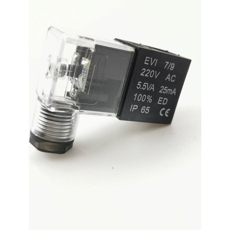 ทองแดงทั้งหมดโซลินอยด์วาล์วคอยล์ EVI 7/9 220VAC 25MA5.5VA 24VDC4.8 W29mA 6.0 va27