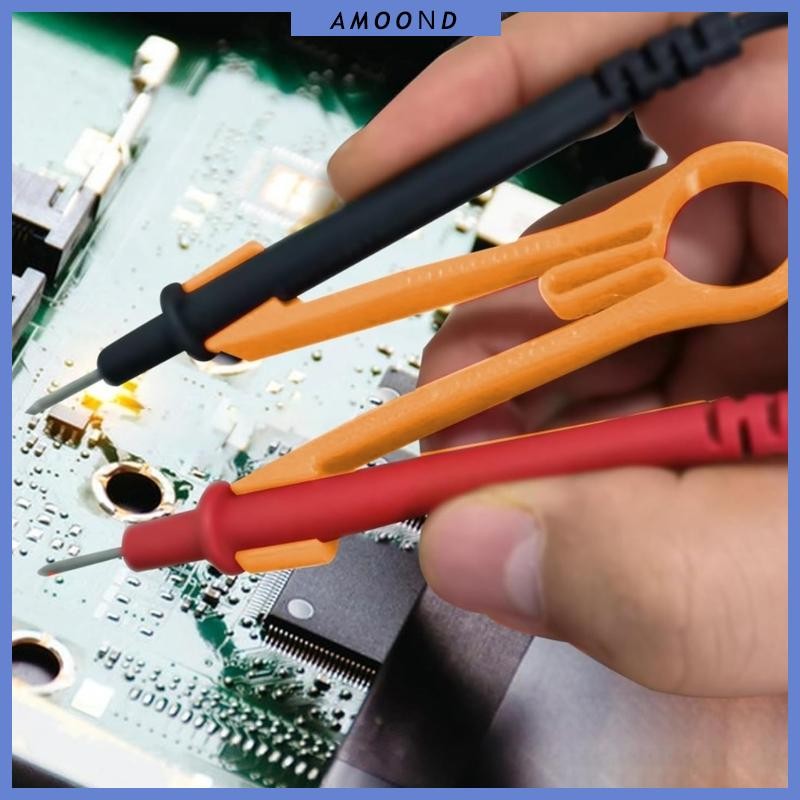 AMOOND Versatilitys Multimeter Probe Holder Stabilizer ความเข้ากันได้กว้าง ความทนทาน พลาสติกสําหรับก
