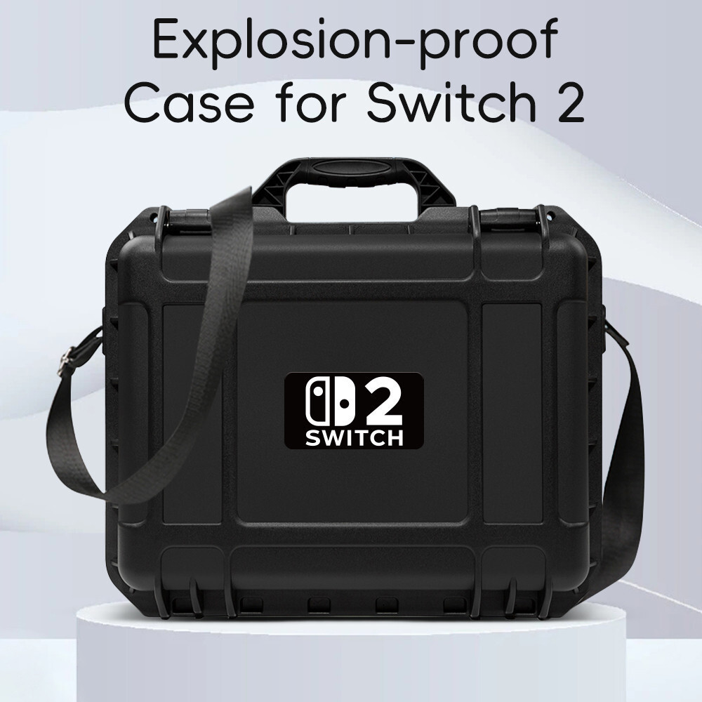 เหมาะสําหรับเคสป้องกันการระเบิดของ Switch 2 ชุด, กระเป๋าเก็บของ NS 2, อุปกรณ์เสริมกล่องเก็บ Nintendo