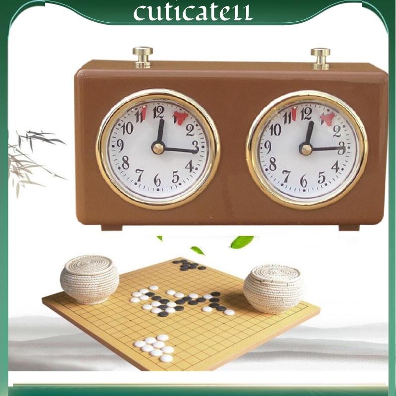 [cuticate11] Wind-Up Mechanical Chess Clock Mechanical Chess Game Timer Birthday