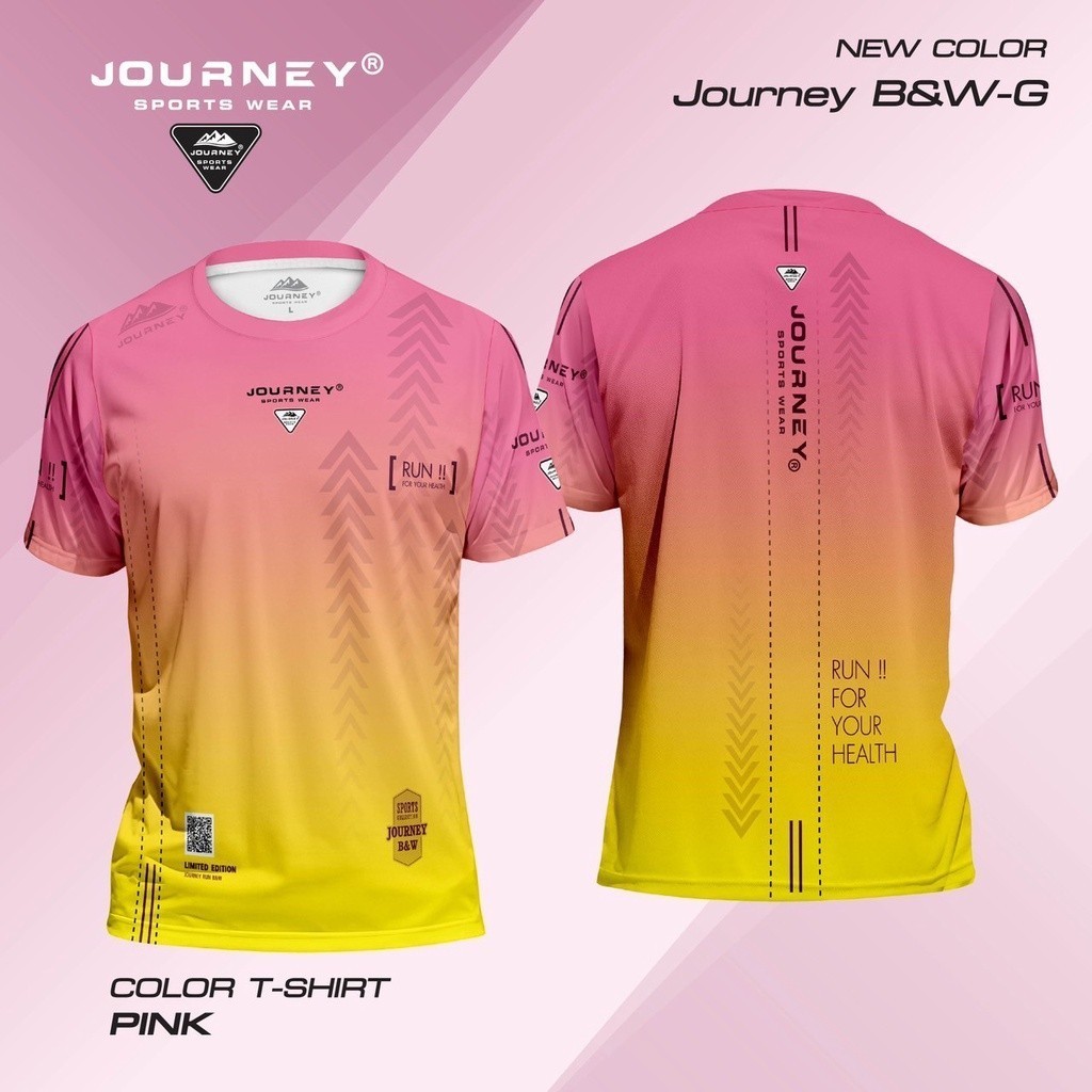 พร้อมสต็อกเสื้อยืด Journey ผู้ชายและผู้หญิงกีฬา TShirt JBW ฤดูร้อนพิมพ์เสื้อยืด