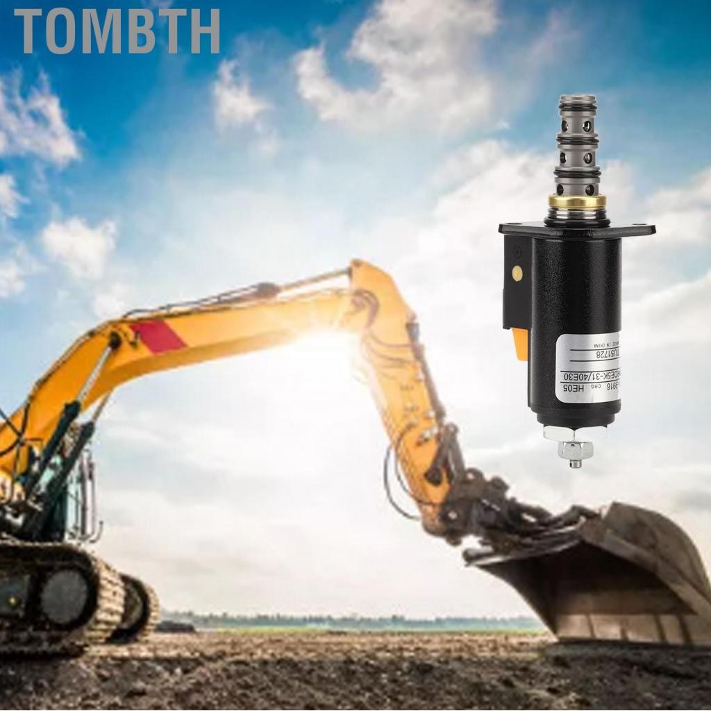 Tombth Excavator Solenoid Valve 111 9916 การติดตั้งง่ายปั๊มไฮดรอลิกเสถียรสำหรับ E320B 320C 330C E330