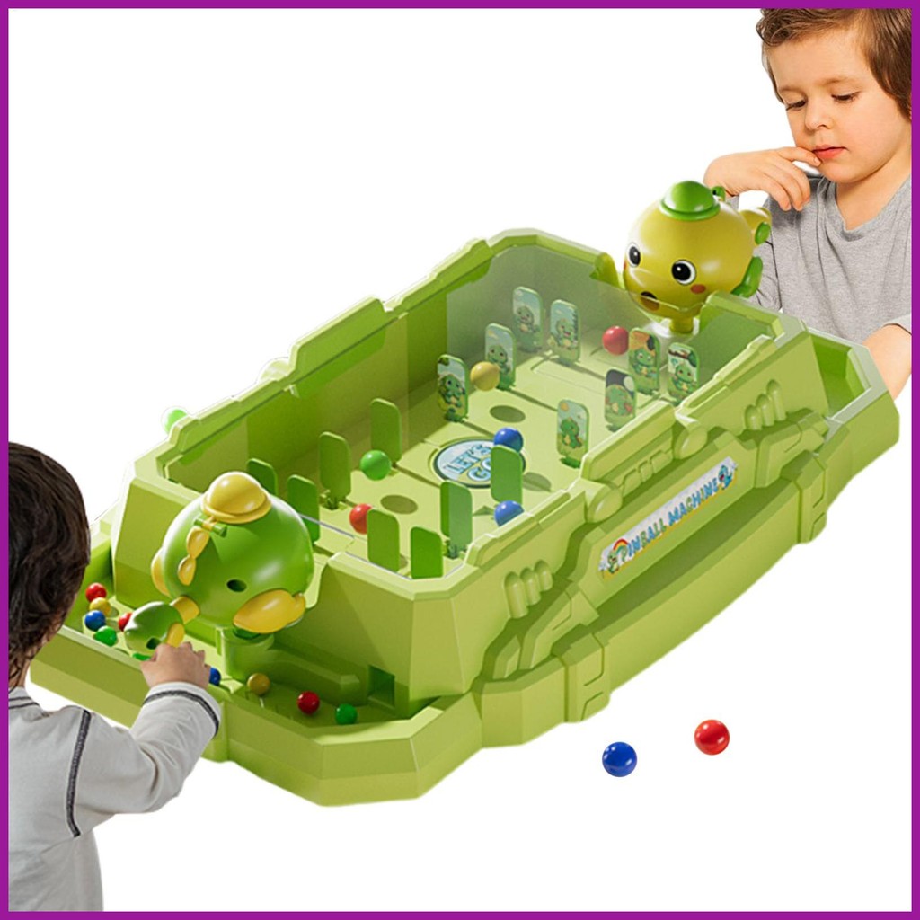 โต๊ะ Pinball 2-Player Pinball เกมโต๊ะ Pinball เกมกระดานการศึกษา Pinball เครื่องสําหรับ 3-5 ปี zoeqnp