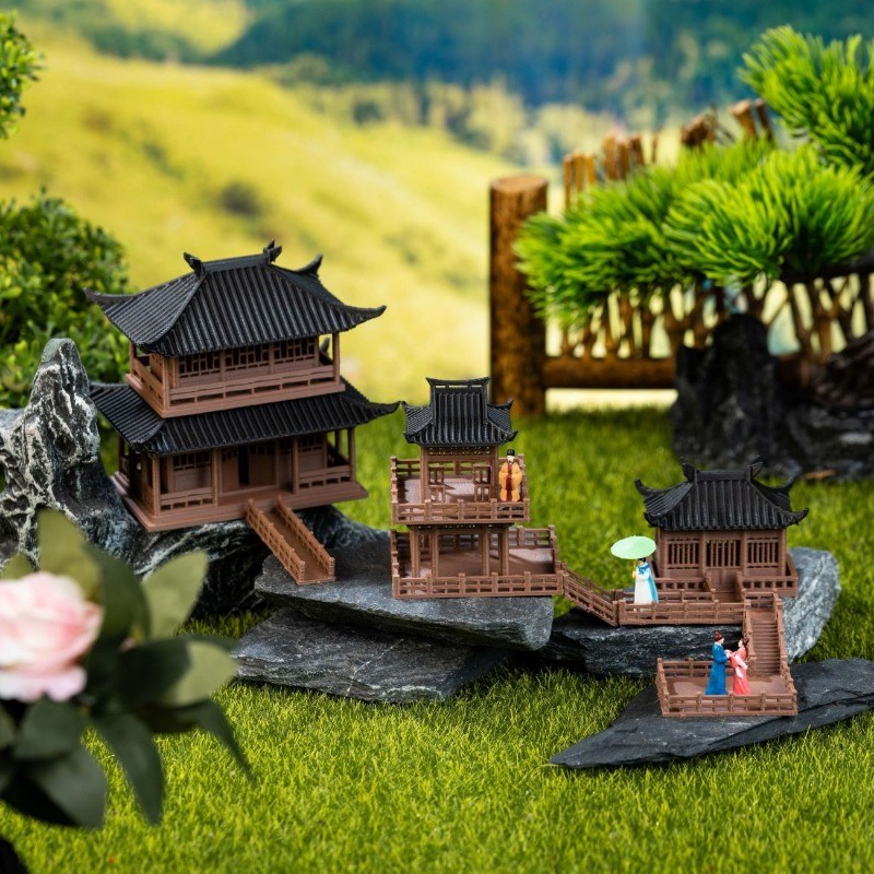 การจัดสวนตู้ปลา / สถาปัตยกรรมโบราณ rockeries การจัดสวน / รูปที่ 6