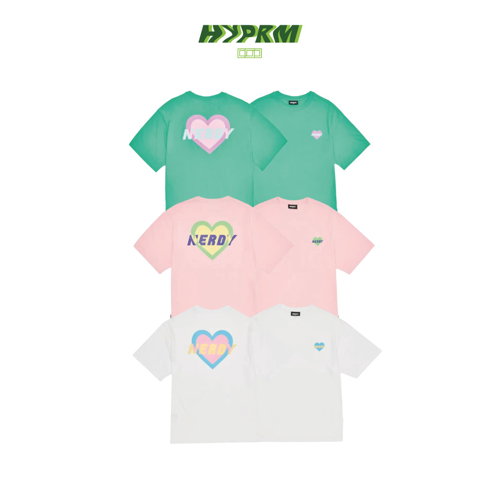 เสื้อยืดผู้ใหญ่ NERDY Neon Heart