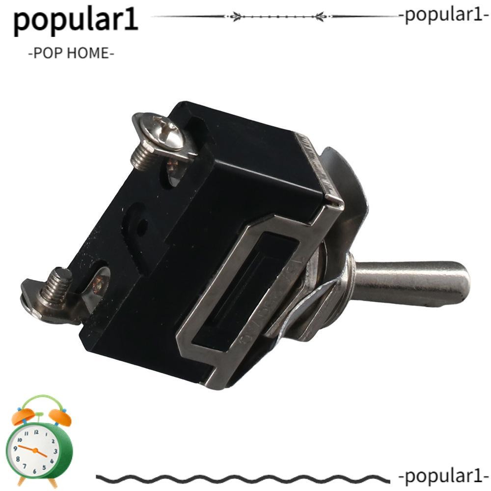 POPULAR Toggle Switch, 2Pin Spst Rocker Toggle Switch, Heavy Duty Metal 20a 125v Rocker Switches Car