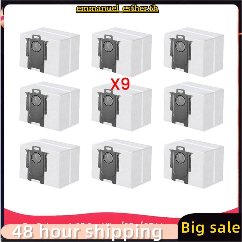 9PCS ถุงเก็บฝุ่นสําหรับ S8 Pro Ultra/S8 +/ Max +/Q8 Max +/Q5 Max +/Q5 +/Q5 Pro +/S7 Max Ultra/S7 Max