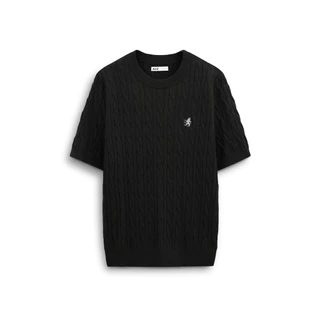 AIIZ เสื้อสเวตเตอร์ผู้ชาย ผ้าถักทอลายเคเบิล AIIZ Men's Cable T-Shirt Sweater
